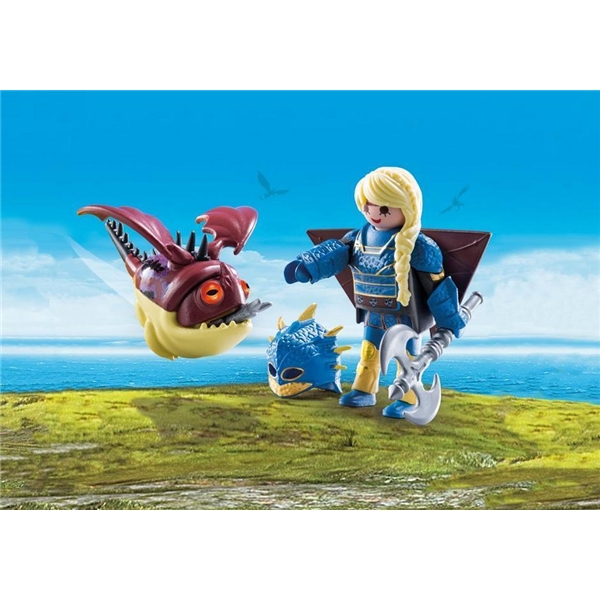 70041 Playmobil Astrid med Flygedrakt & Glufstroll (Bilde 2 av 2)