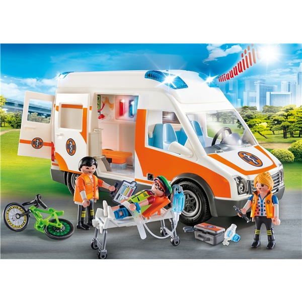 70049 Playmobil Ambulanse med Blinkende lys (Bilde 3 av 3)
