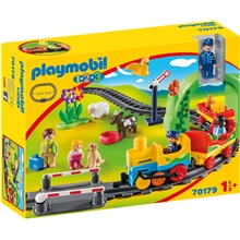 70179 Playmobil Mn Første Togbyggebane