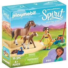 70122 Playmobil Pru med Hest og Føll