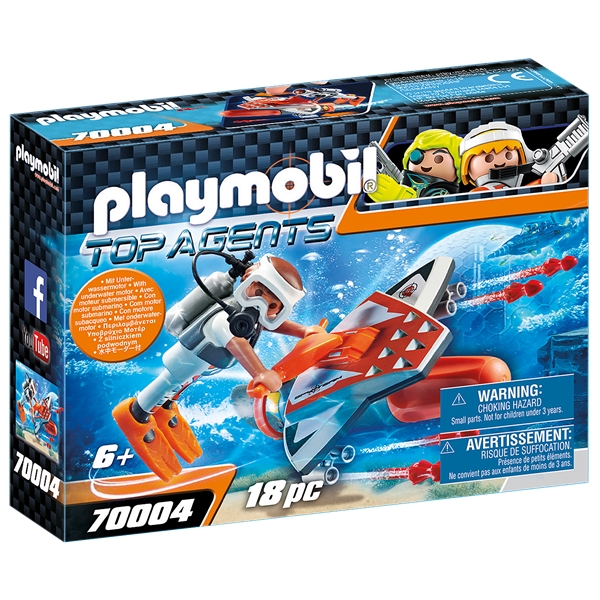 70004 Playmobil SPY TEAM Undervannsskyter (Bilde 1 av 4)