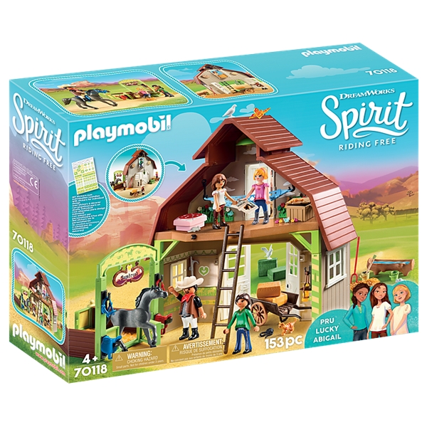 70118 Playmobil Løe med Lucky, Pru, Abigail (Bilde 1 av 3)