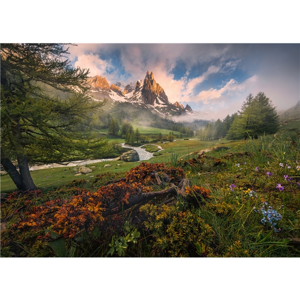 Puslespill 1000 Deler French Alps (Bilde 2 av 2)