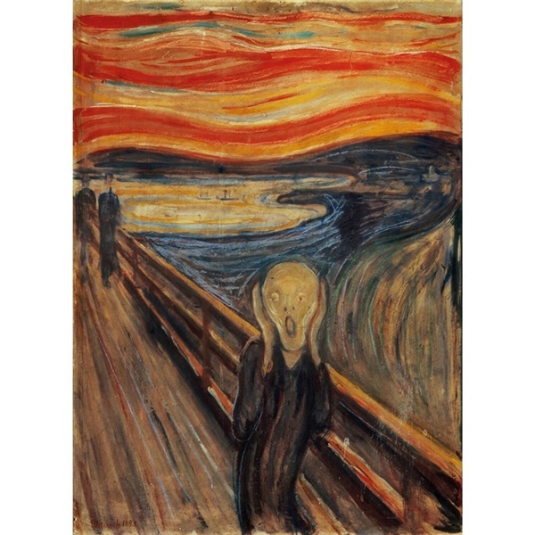 Puslespill 1000 Deler Museum Munch The Scream (Bilde 2 av 2)