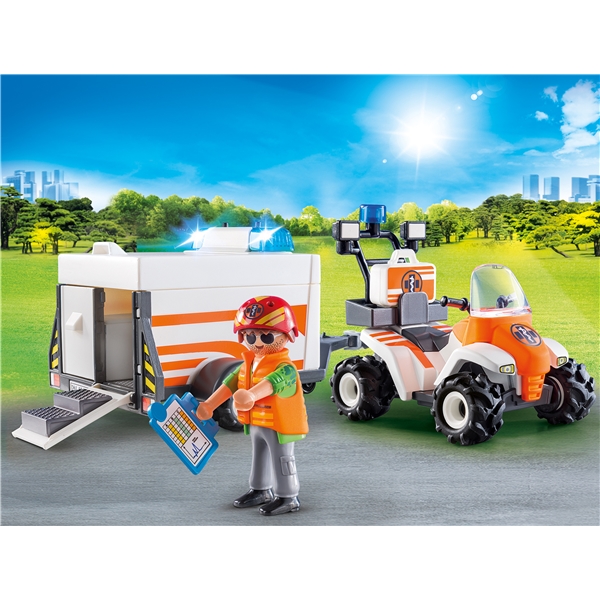70053 Playmobil Redningsfirhjuling med Vogn (Bilde 2 av 2)