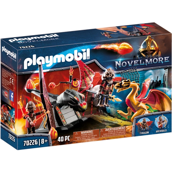 70226 Playmobil Burnham Raiders Dragetrening (Bilde 1 av 2)