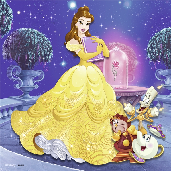 Puslespill 3 x 49 deler Disney Princess (Bilde 4 av 4)
