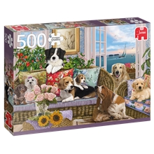 Puslespill 500 Deler Furry Friends
