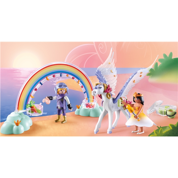 71361 Playmobil Princess Magic Pegasus & Rainbow (Bilde 3 av 7)