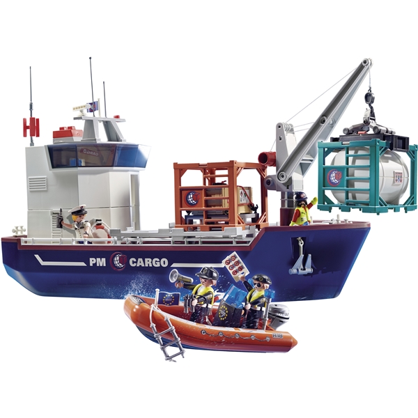 70769 Playmobil Cargo Frakteskip med Båt (Bilde 3 av 5)