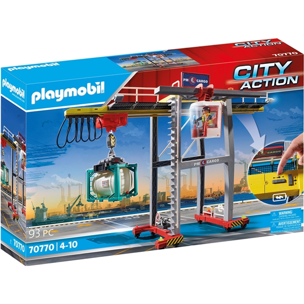 70770 Playmobil Cargo Lastekran med Container (Bilde 1 av 6)