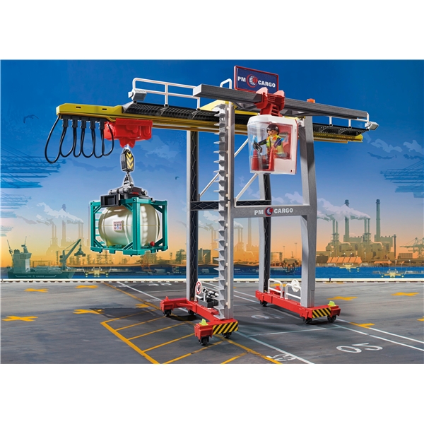 70770 Playmobil Cargo Lastekran med Container (Bilde 4 av 6)