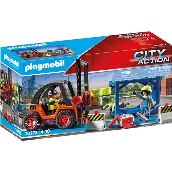 70772 Playmobil Cargo Gaffeltruck med Gods (Bilde 1 av 5)