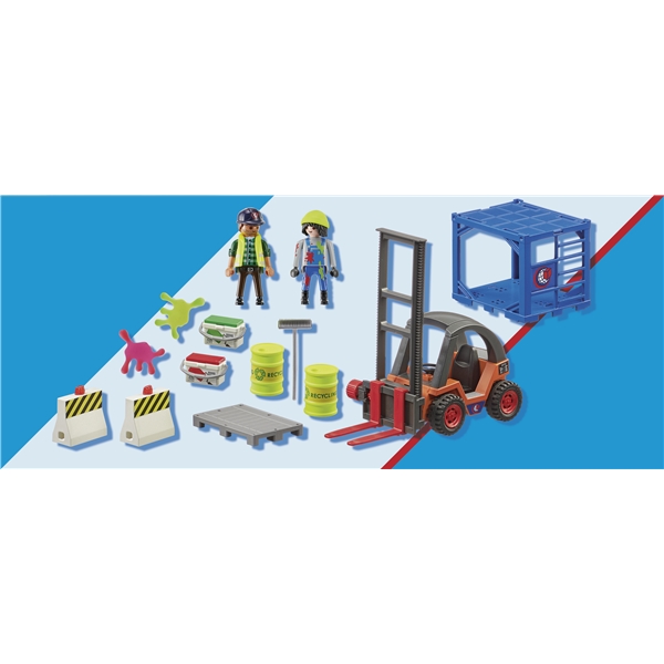 70772 Playmobil Cargo Gaffeltruck med Gods (Bilde 2 av 5)