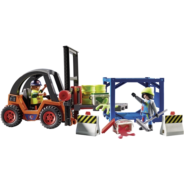 70772 Playmobil Cargo Gaffeltruck med Gods (Bilde 3 av 5)