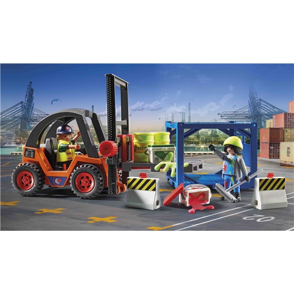 70772 Playmobil Cargo Gaffeltruck med Gods (Bilde 4 av 5)