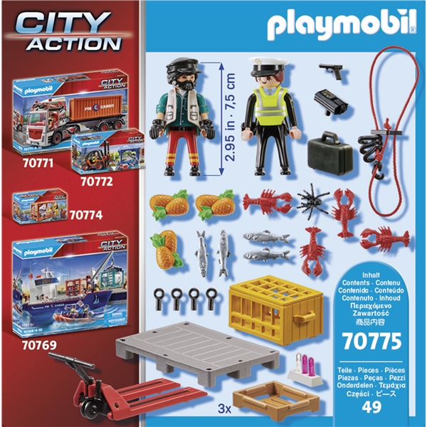 70775 Playmobil Cargo Tollkontroll (Bilde 3 av 4)