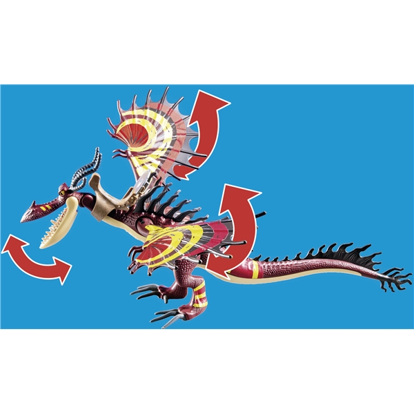 70731 Playmobil Dragon: Snotlout og Hookfang (Bilde 4 av 5)