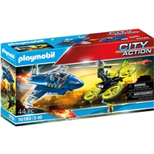 70780 Playmobil City Police Jet: Jakt med droner