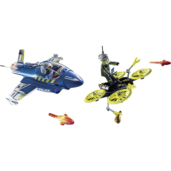 70780 Playmobil City Police Jet: Jakt med droner (Bilde 2 av 8)