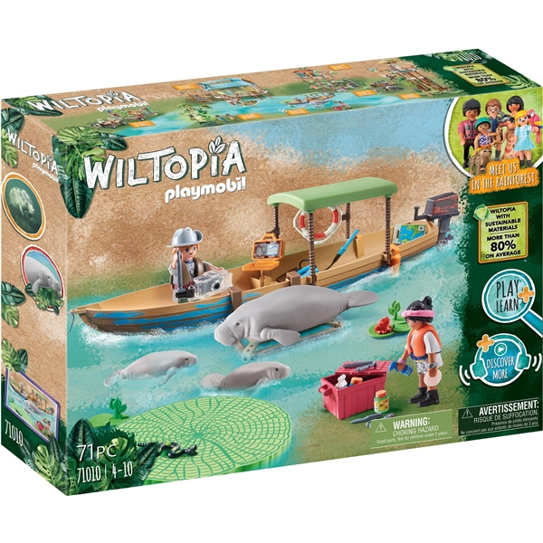 71010 Playmobil Wiltopia Båttur til Manatees (Bilde 1 av 6)