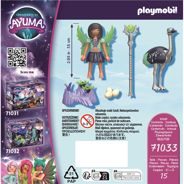 71033 Playmobil Ayuma Moon Fairy med totemdyr (Bilde 4 av 4)