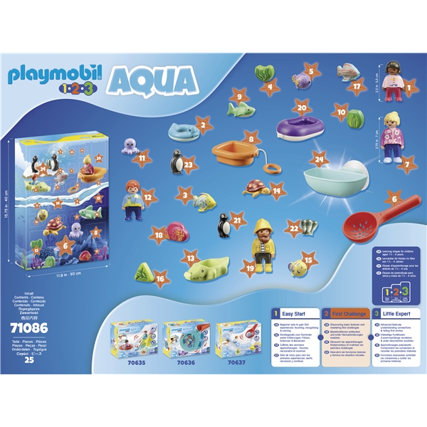 71086 Playmobil 1.2.3 Aqua adventskalender (Bilde 5 av 5)