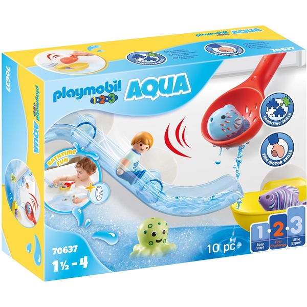 70637 Playmobil 1.2.3 Aqua Fish Fun Sea Animals (Bilde 1 av 5)