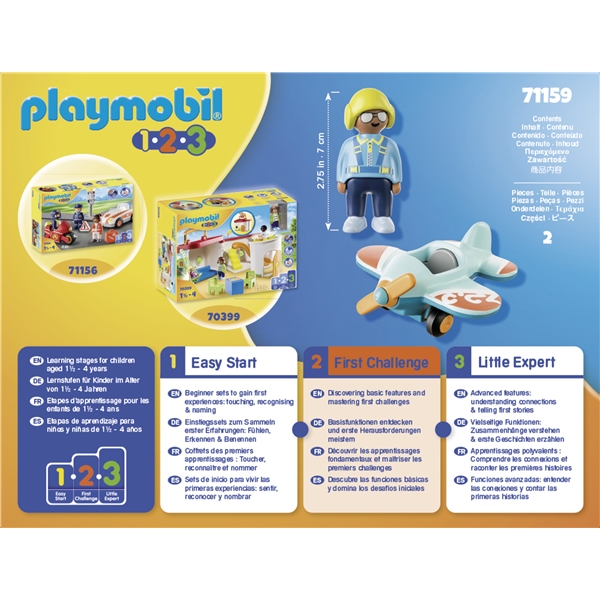 71159 Playmobil 1.2.3 Fly (Bilde 4 av 4)