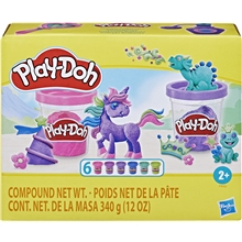 Play-Doh Glitter Samling 6-pakke