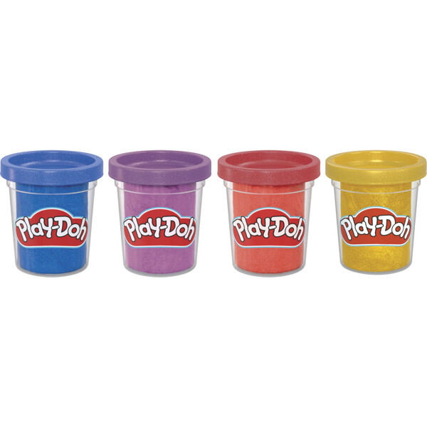 Play-Doh Specialty Compound 4-pack Metallisk (Bilde 2 av 2)