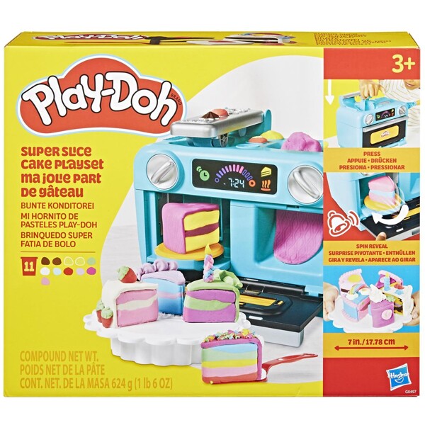 Play-Doh Super Slice Cake Lekesett (Bilde 1 av 3)
