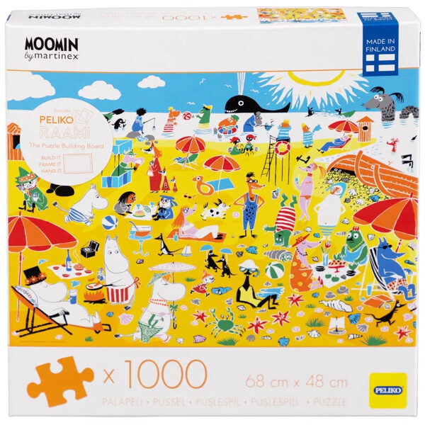 Puslespill 1000 Biter Mummitrollet Strand (Bilde 1 av 2)