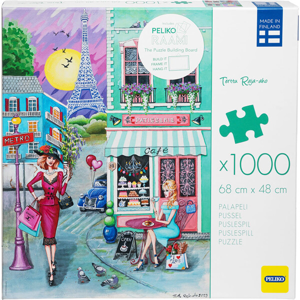 Puslespill 1000 Biter Terttu Raja-aho Paris (Bilde 1 av 2)