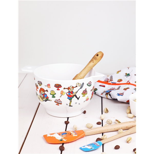 Pippi Langstrømpe Baker Bakeskål Hvit (Bilde 3 av 3)