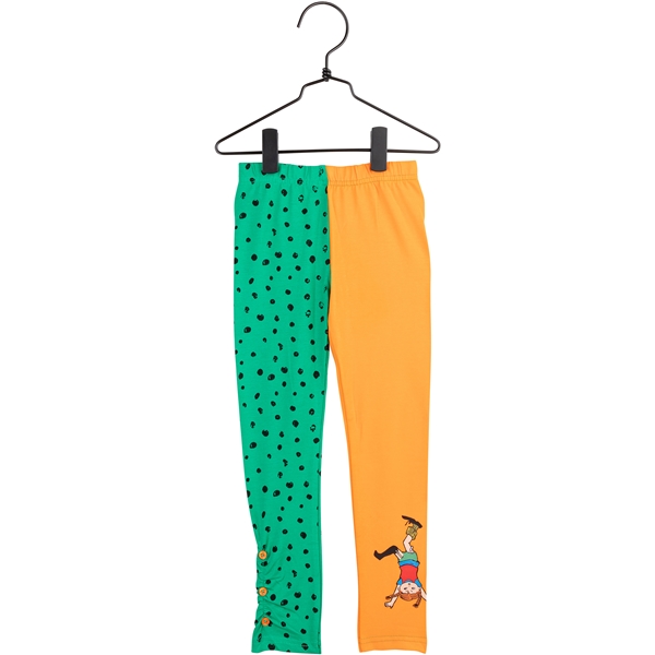 Pippi Dot Leggings Grønn (Bilde 1 av 2)