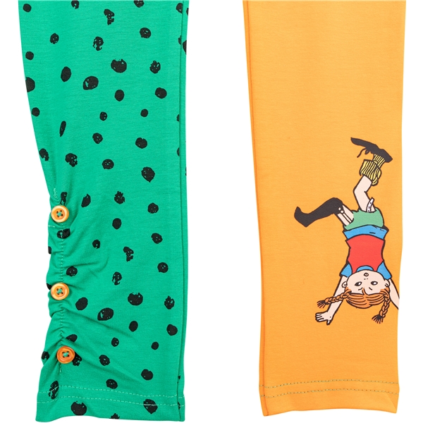 Pippi Dot Leggings Grønn (Bilde 2 av 2)