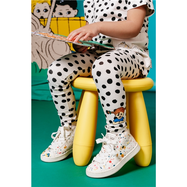 Pippi Polka Dot Leggings Kitt (Bilde 3 av 4)