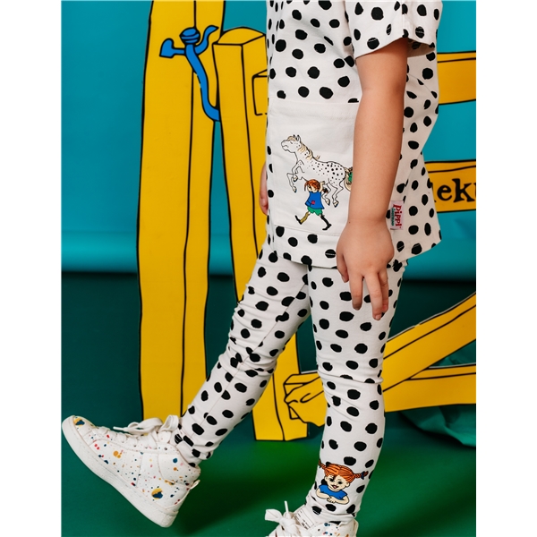 Pippi Polka Dot Leggings Kitt (Bilde 4 av 4)