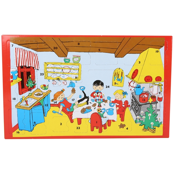 Pippi Langstrømpe Adventskalender 2016 (Bilde 1 av 2)