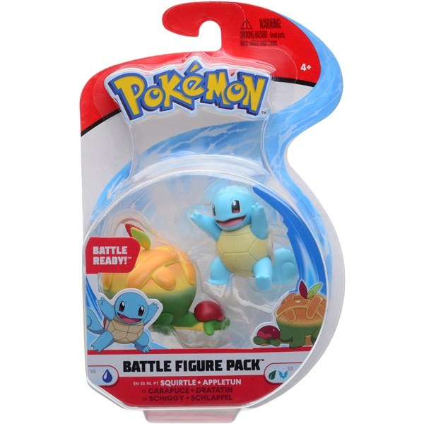 Pokémon Battle Figure (Squirtle & Appletun) (Bilde 1 av 4)