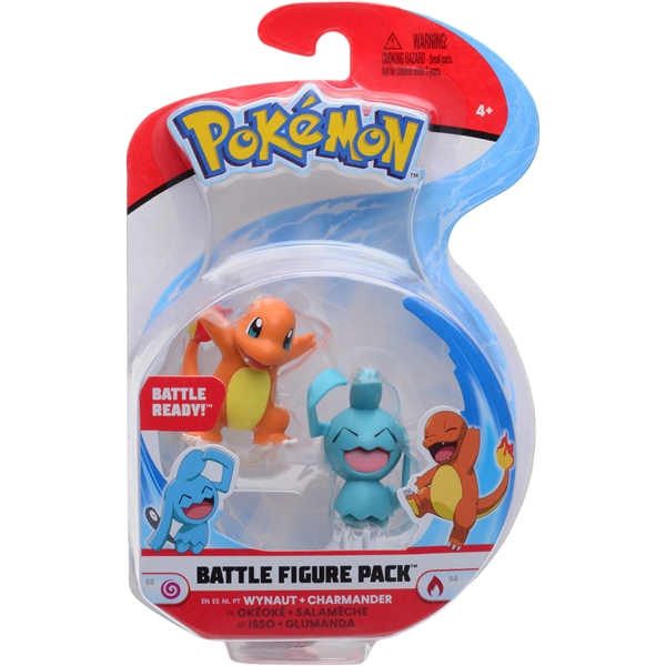 Pokémon Battle Figure (Charmander & Wynaut) (Bilde 1 av 4)