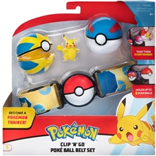 Pokemon Clip 'N Go beltesett Female Pikachu
