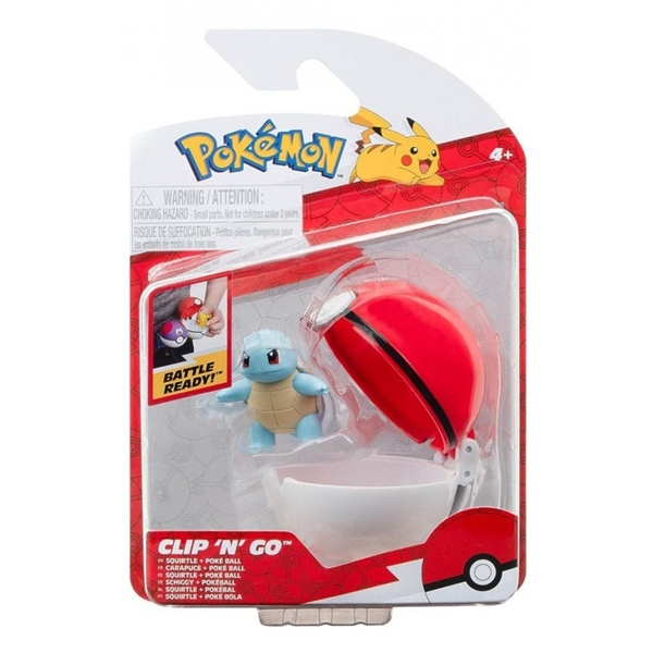 Pokemon Clip 'N Go Squirtle & Poké Ball (Bilde 1 av 6)