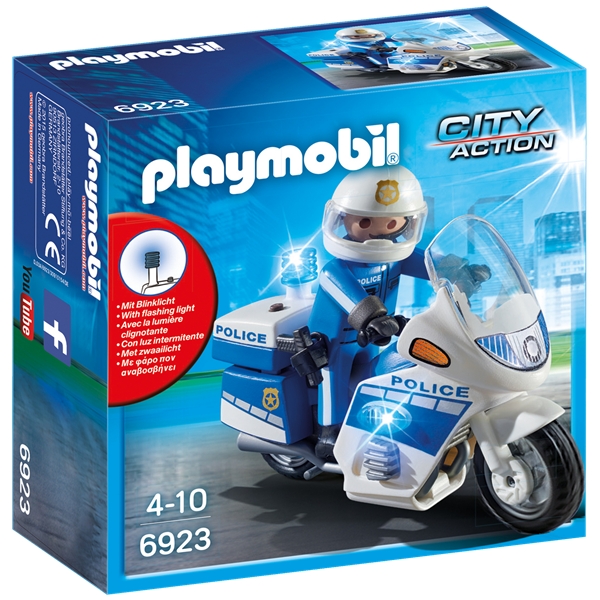 Playmobil 6923 Politisykkel med LED-lys (Bilde 1 av 3)