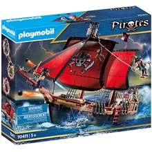 70411 Playmobil Piratskip med hodeskaller