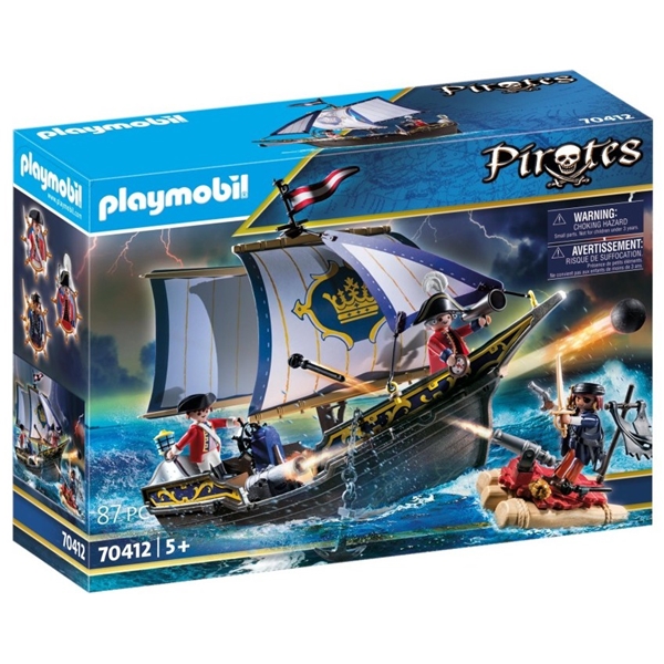 70412 Playmobil Skip med Rødjakker (Bilde 1 av 7)