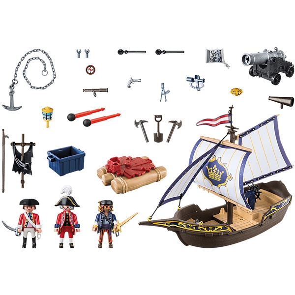 70412 Playmobil Skip med Rødjakker (Bilde 7 av 7)