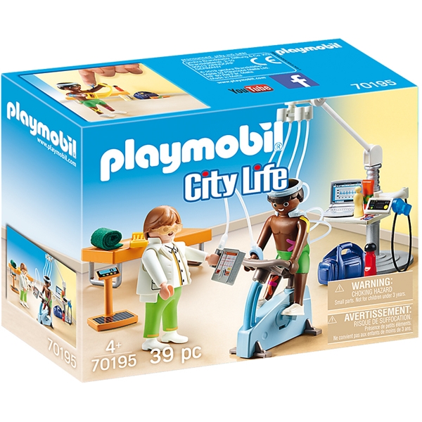 70195 Playmobil Spesialistlege: Fysioterapeut (Bilde 1 av 4)