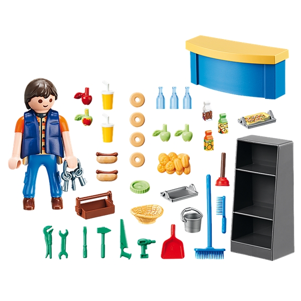 9457 Playmobil Vaktmester med Bås (Bilde 2 av 5)